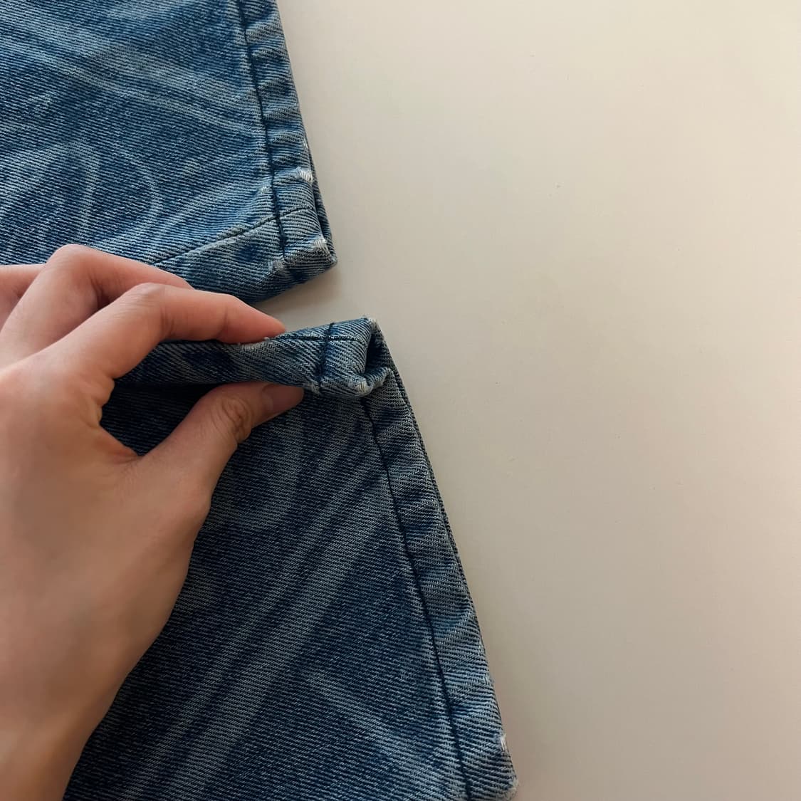 GmbH-Fatin Denim Trousers Indigo print 상품이미지7