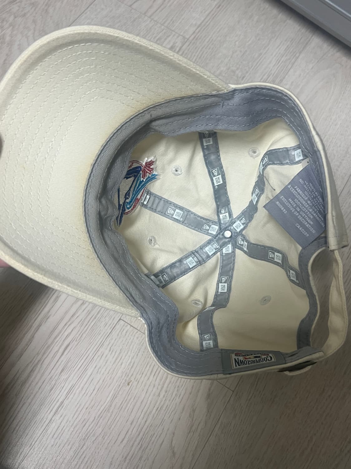 Mlb 토론토 블루제이스 볼캡 아이보리 상품이미지2