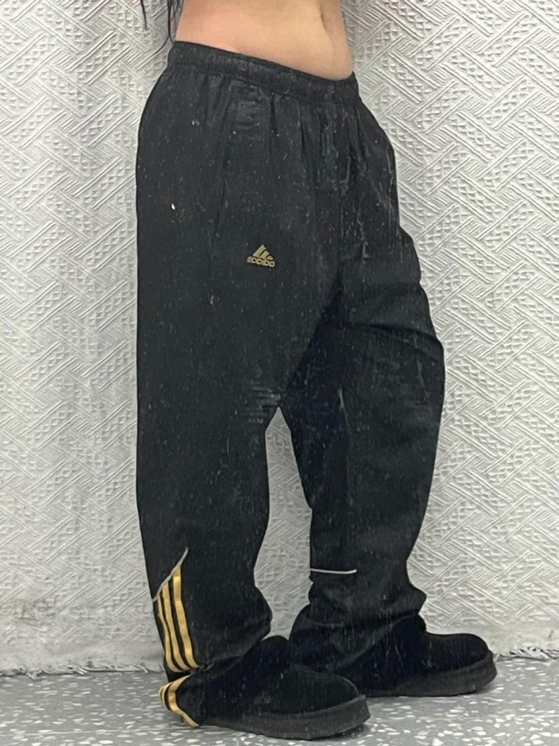 아디다스 빈티지 00's 블랙 골드 흑금 트랙팬츠 105 C06630 상품이미지1