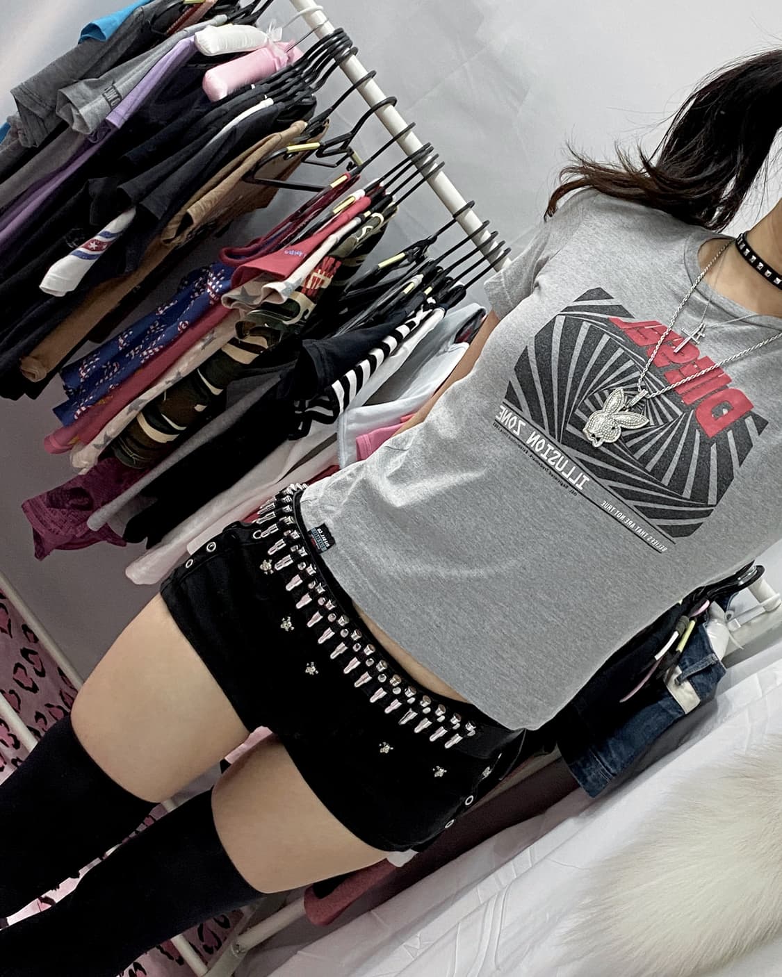 [DIESEL] 디젤 일루전 존 그래픽 반팔 상품이미지2