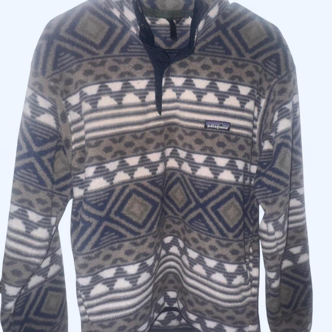 90s USA 파타고니아 신칠라 스냅-T 네이티브 패턴 상품이미지2