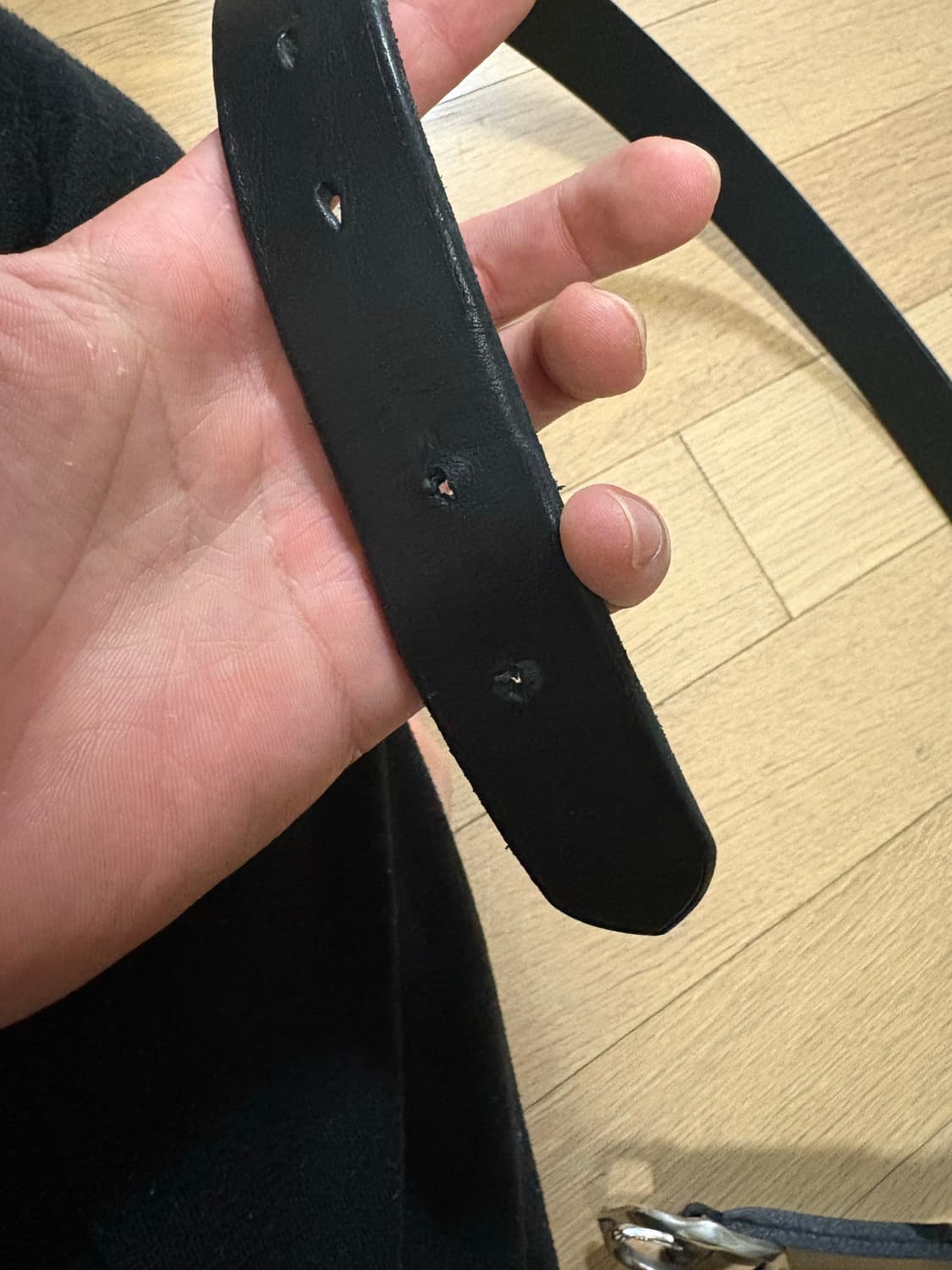 렌도 애로우 버클 벨트 실버 상품이미지2