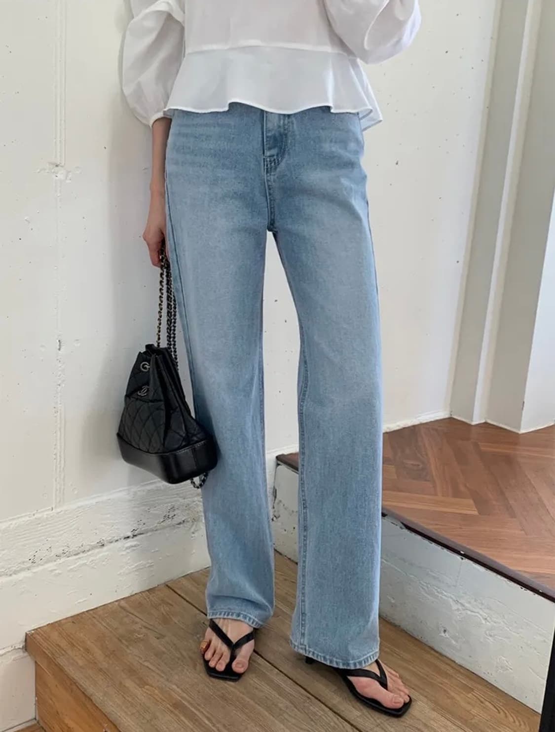 라이크유 연청와이드팬츠m 상품이미지4