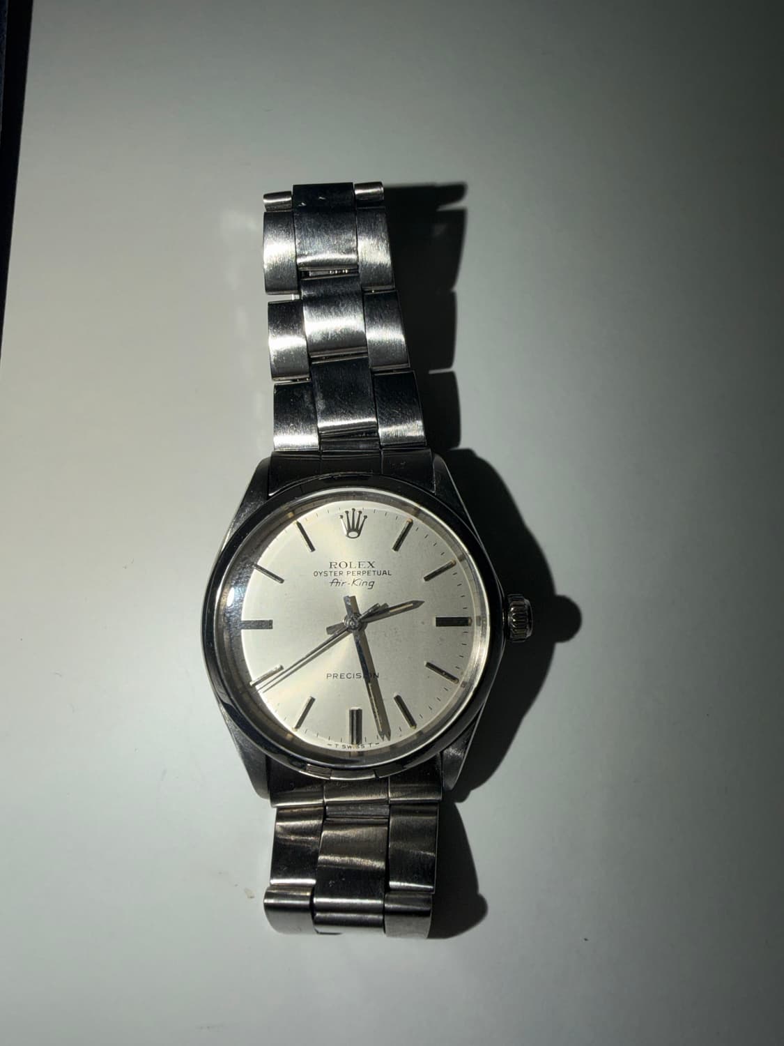 롤렉스 에어킹 5500 실버 다이얼 반티지 시계 상품이미지1
