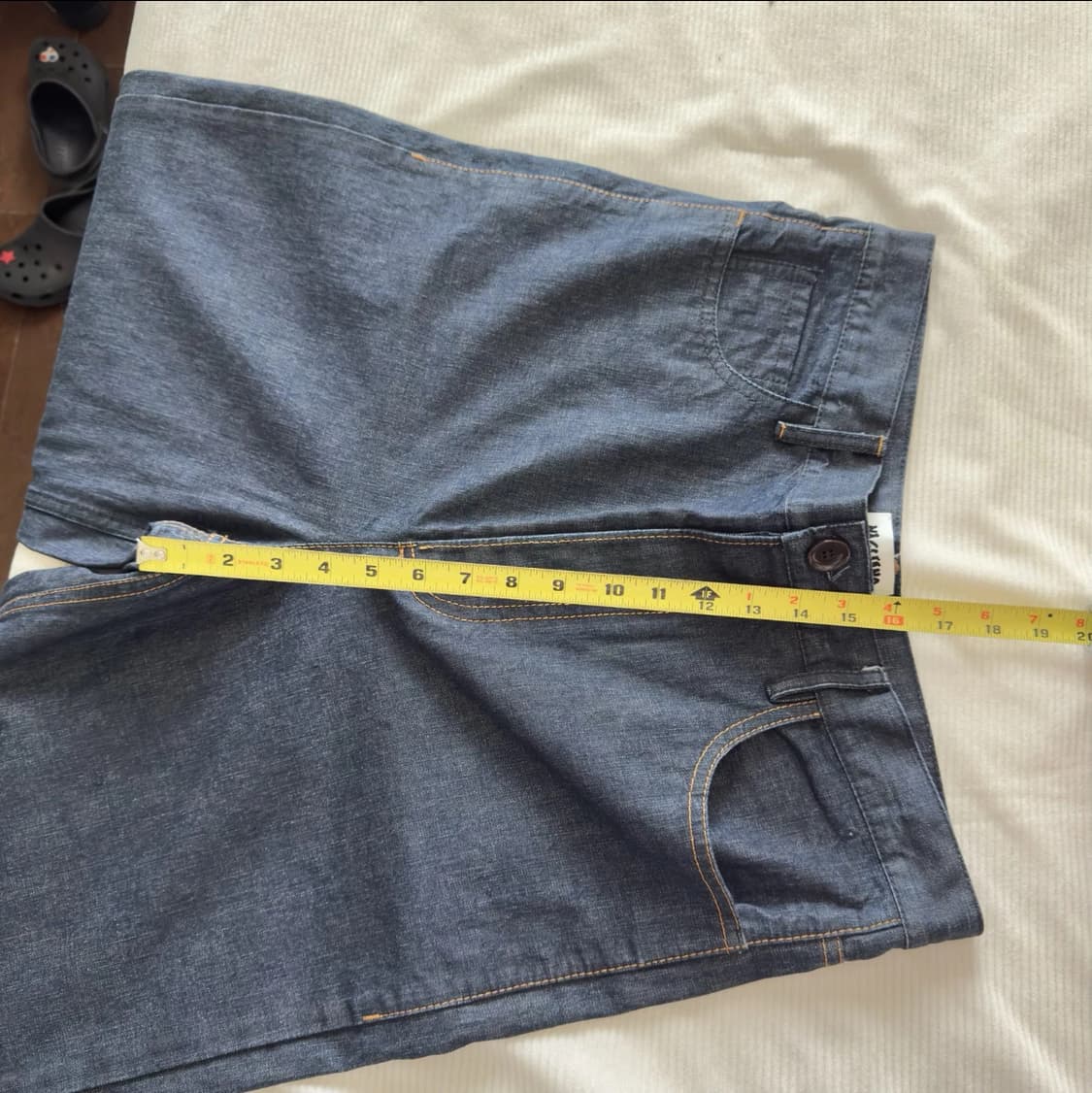(M) 마리아노 magliano 언발란스 스티치 인디고 데님 진 팬츠 상품이미지10