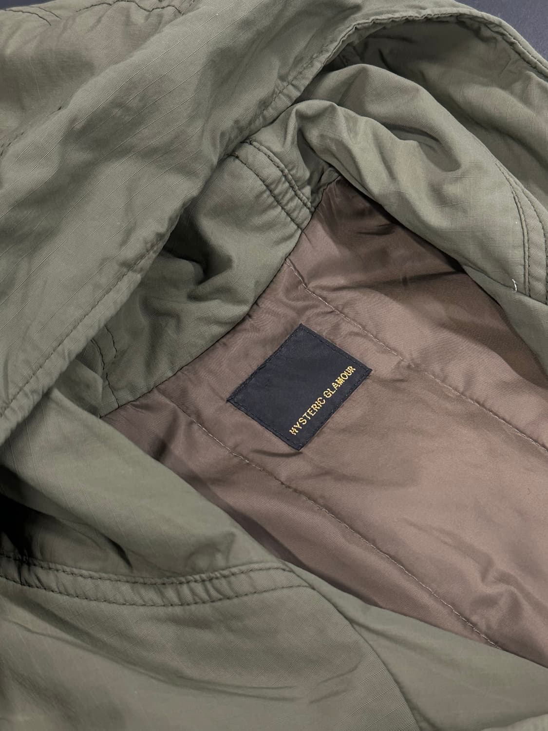 히스테릭 글래머 야상 지퍼 단추 자켓 상품이미지4