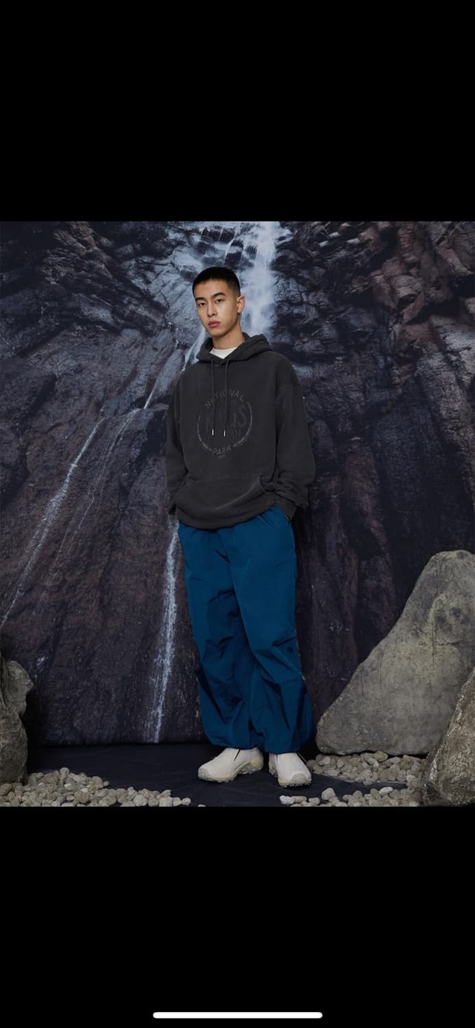 트래블 메탈 나일론 팬츠 피코크 S 상품이미지1