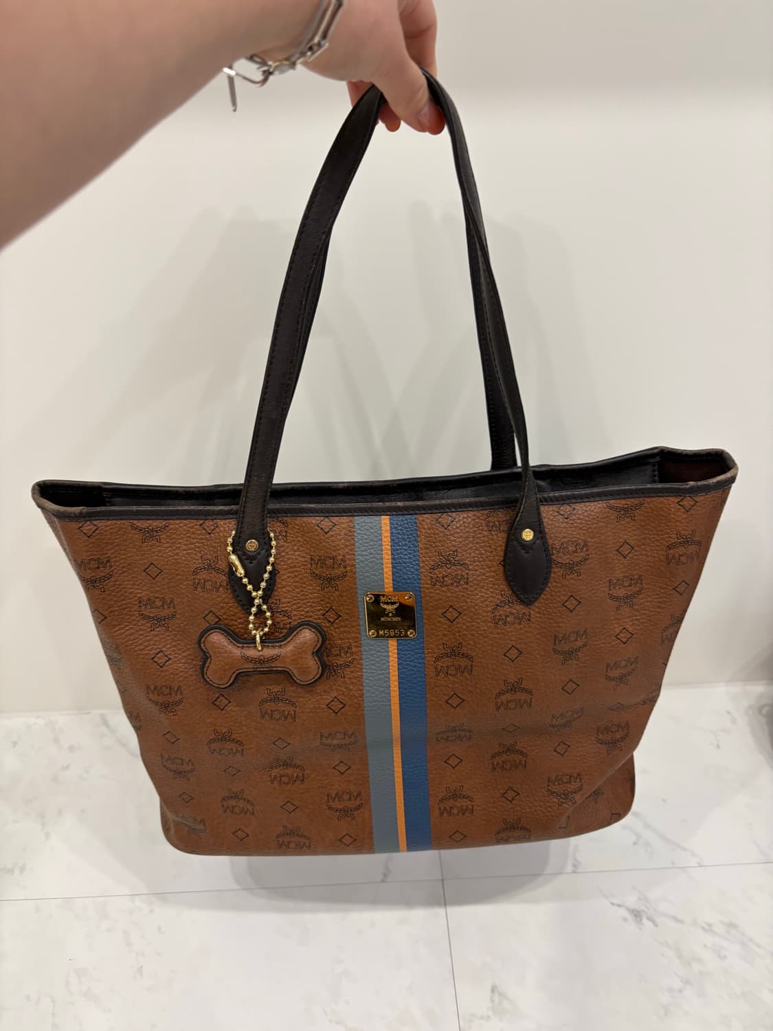 mcm vintage vissetos shopper bag 상품이미지8