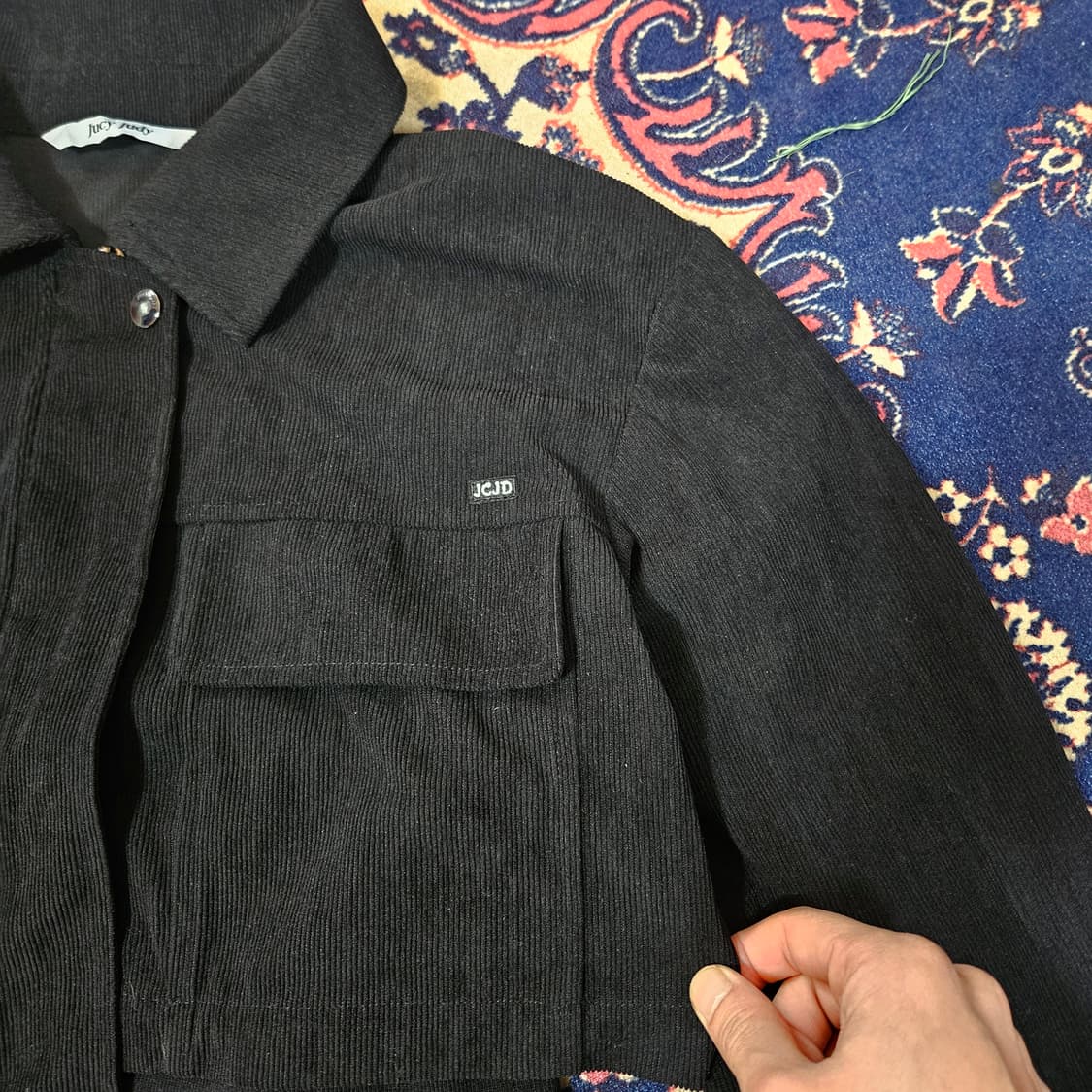  쥬시쥬디 24ss 코듀로이 셔츠형 맥시 원피스 상품이미지4