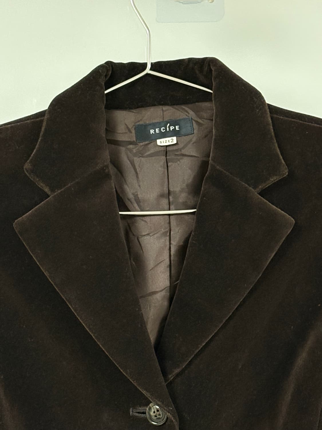 벨벳 브라운 자켓 상품이미지3