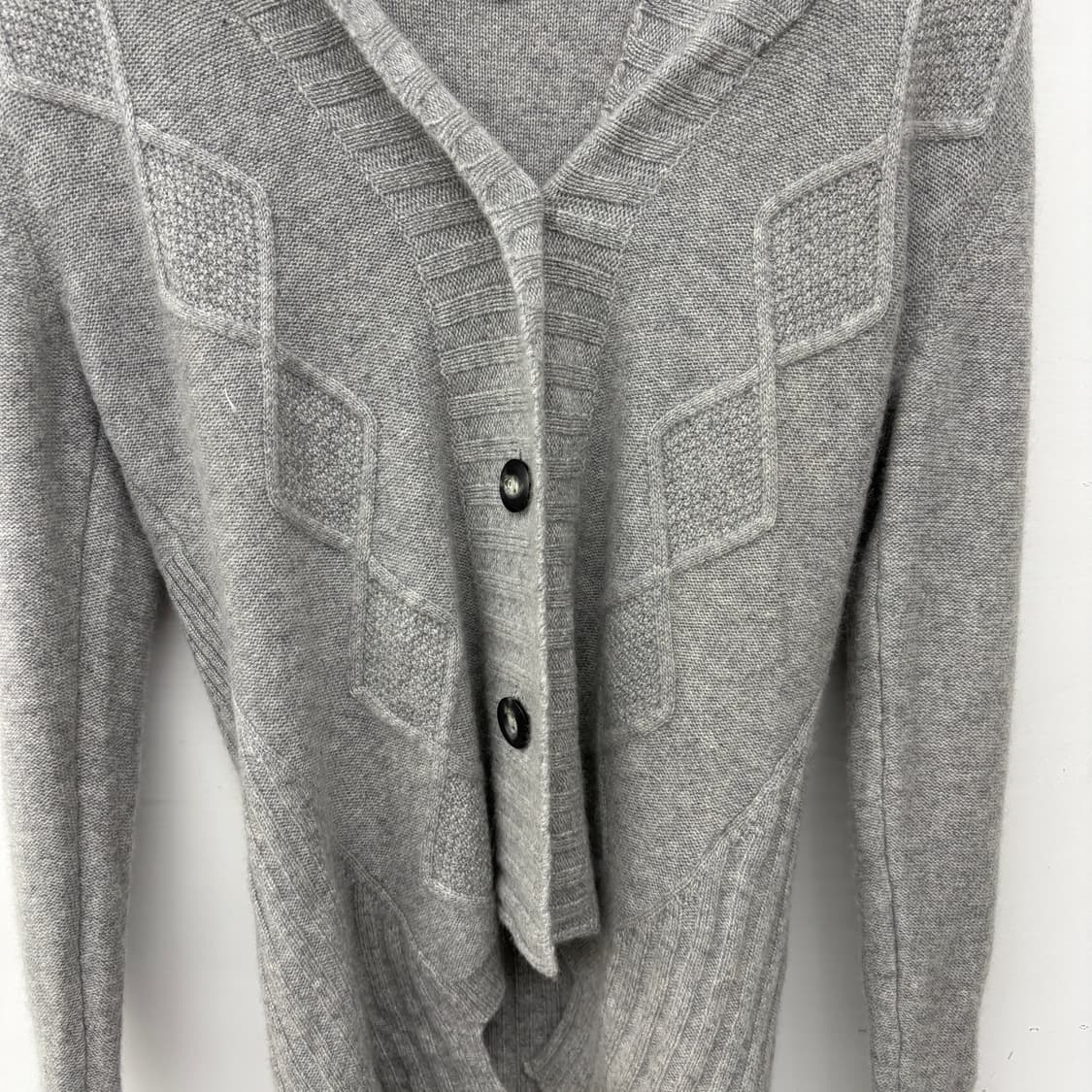 Coffret 회색 캐시미어 니트 가디건 여성 M 상품이미지2