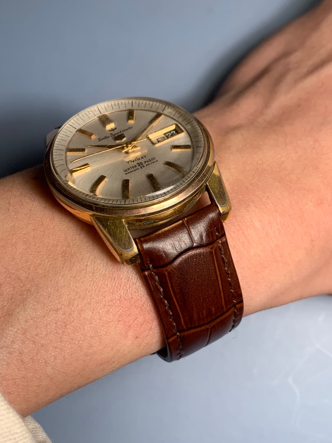 세이코 오토메틱 스포츠매틱 디럭스(Gold Plated 1964) 상품이미지7