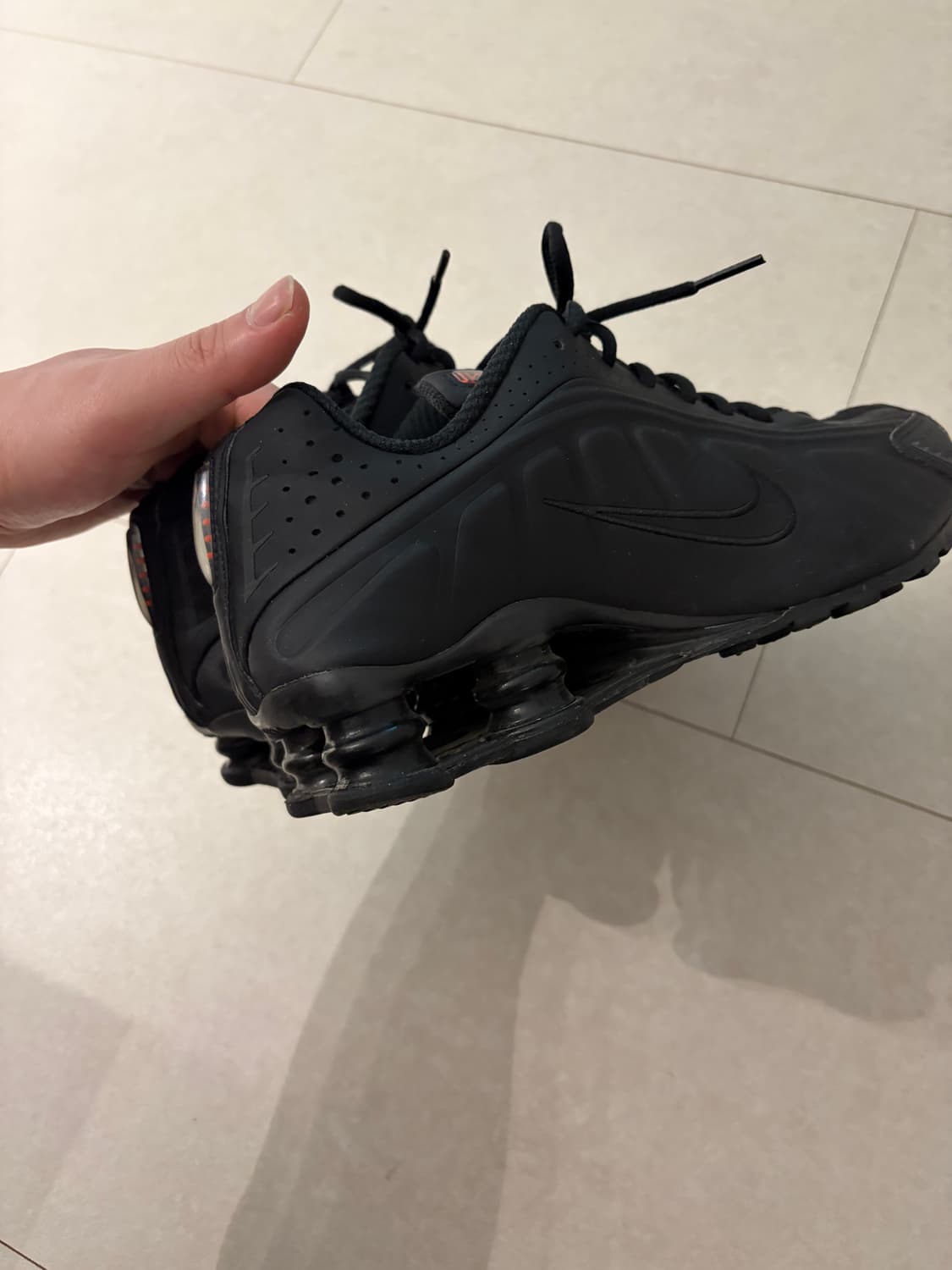 샥스 r4 올블랙 상품이미지6