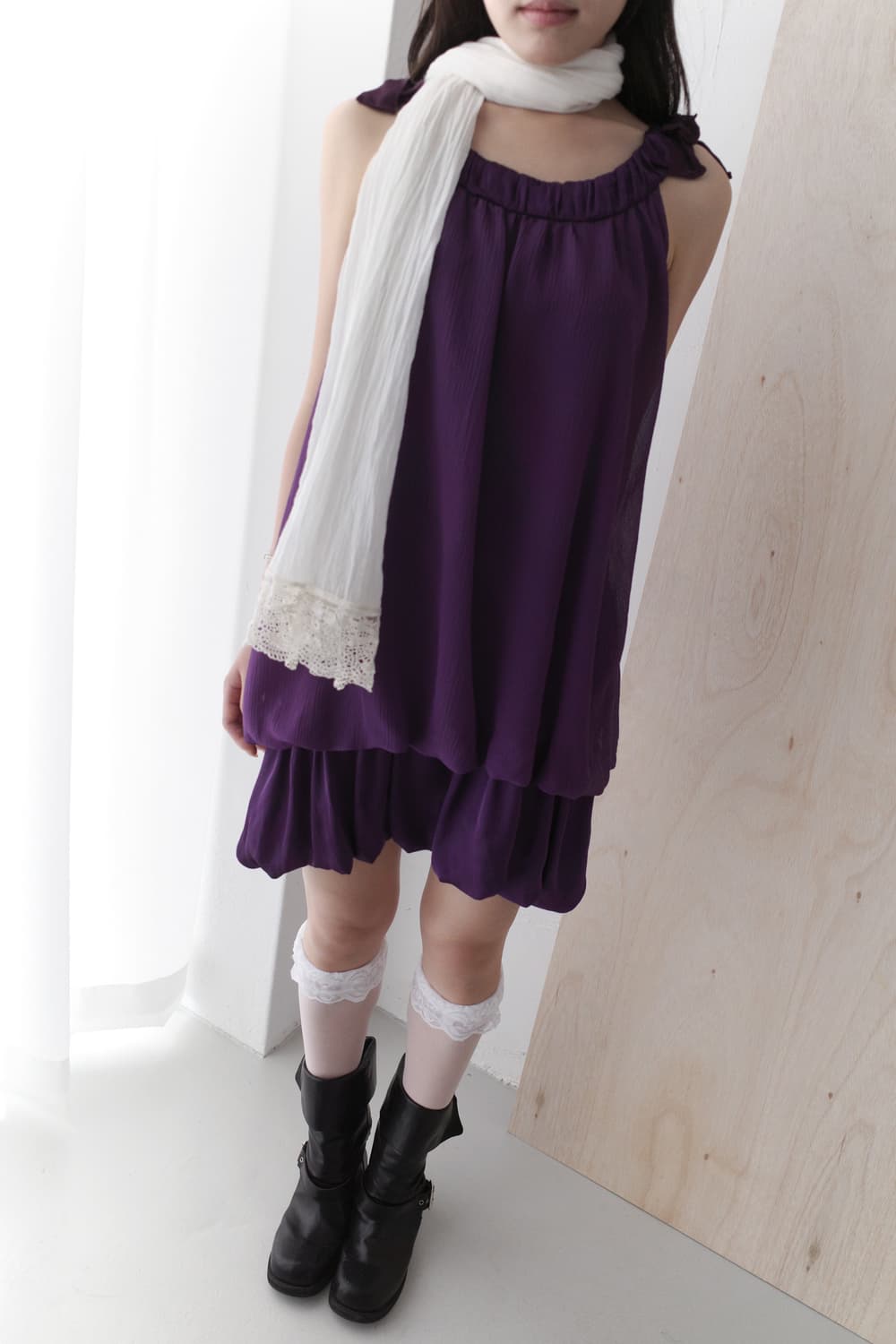 Ray beams) balloon dress 상품이미지5