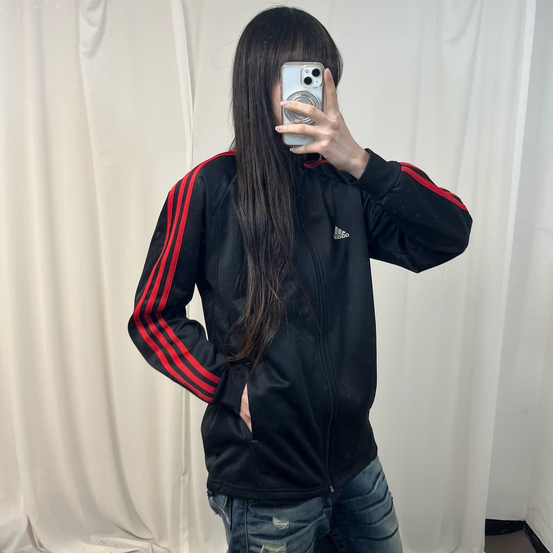 Adidas black red jersey 상품이미지2