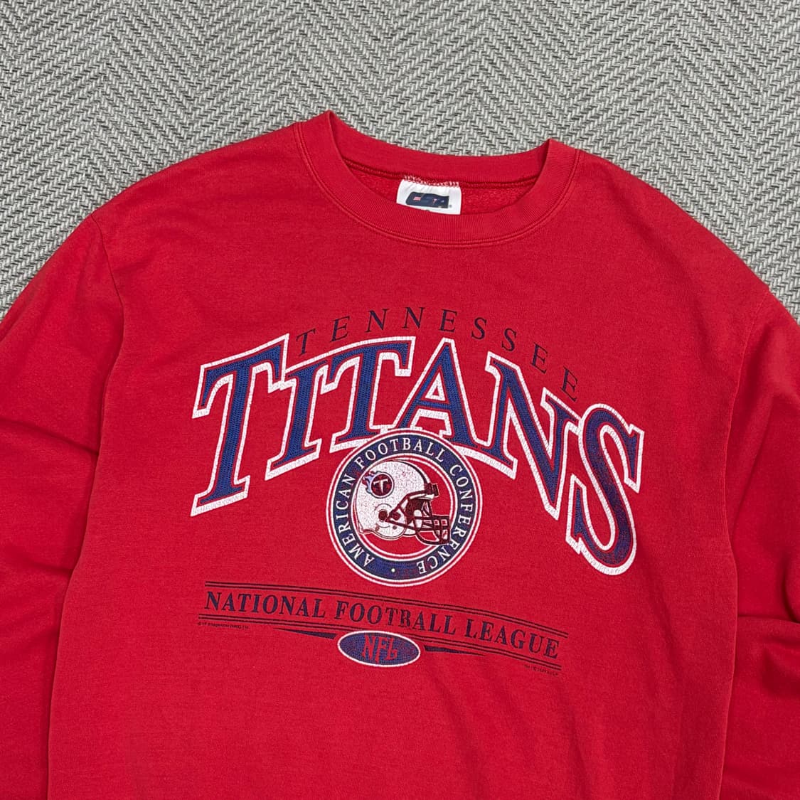 90s made in usa 테네시 타이탄스 NFL 스웻셔츠 v1203 상품이미지3