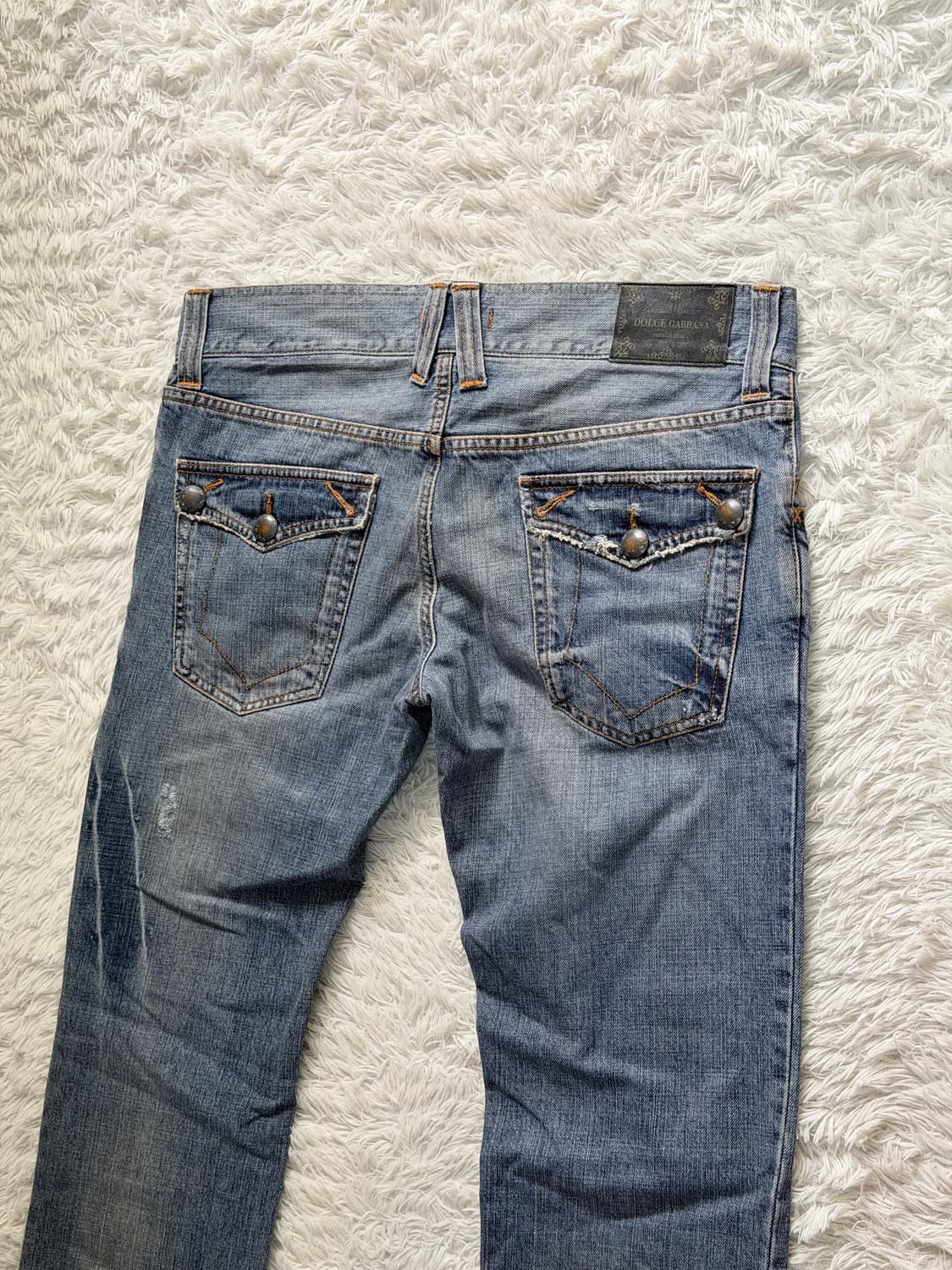 돌체앤가바나(Dolce & Gabbana) 빈티지 디스트레스드 워싱 데님 상품이미지4