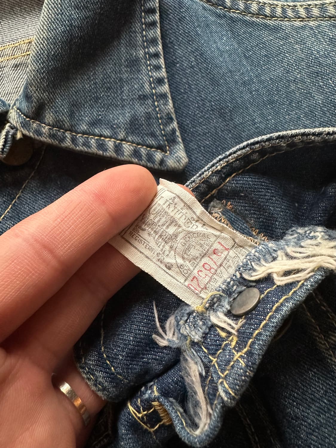 70s USA LEE 101J Denim Jacket 상품이미지6