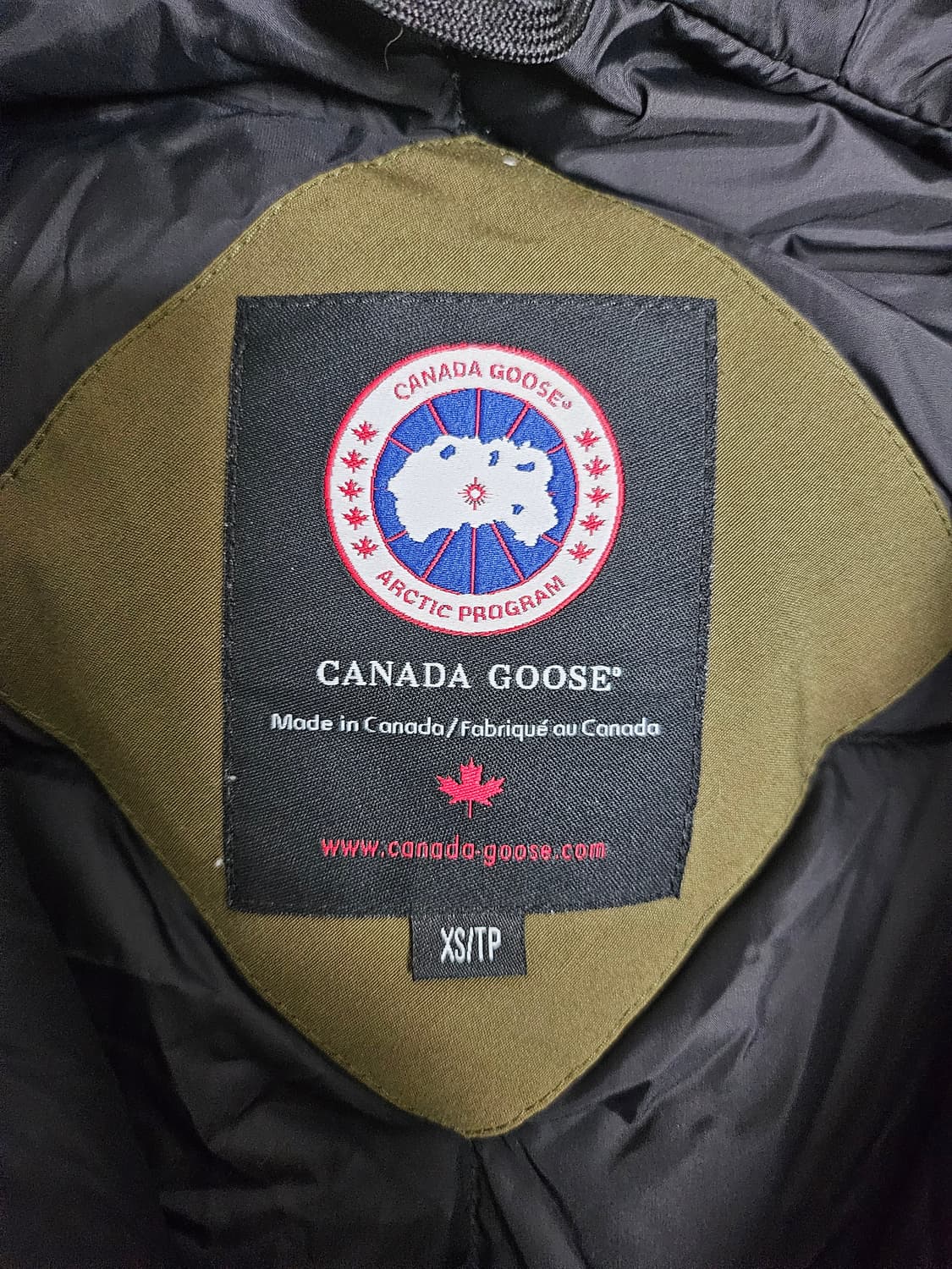 캐나다구스 여성 롱패딩 카키색 상품이미지2