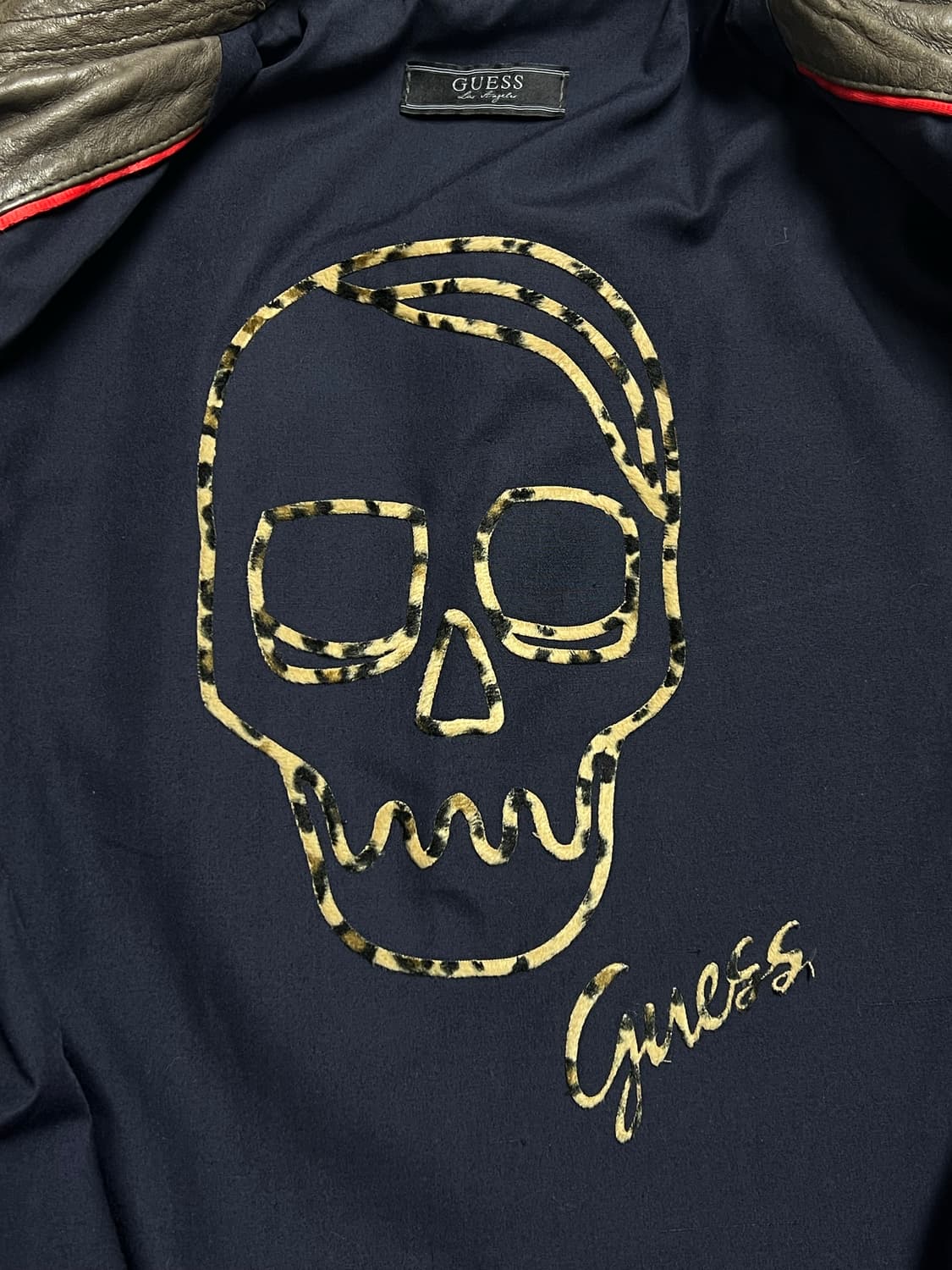 Guess real leather-jacket 상품이미지5