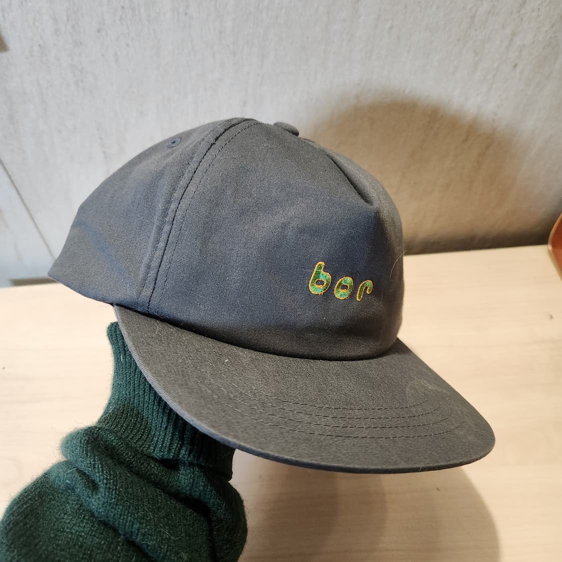 bor 자수 캡 | 미니멀 스트릿 상품이미지2