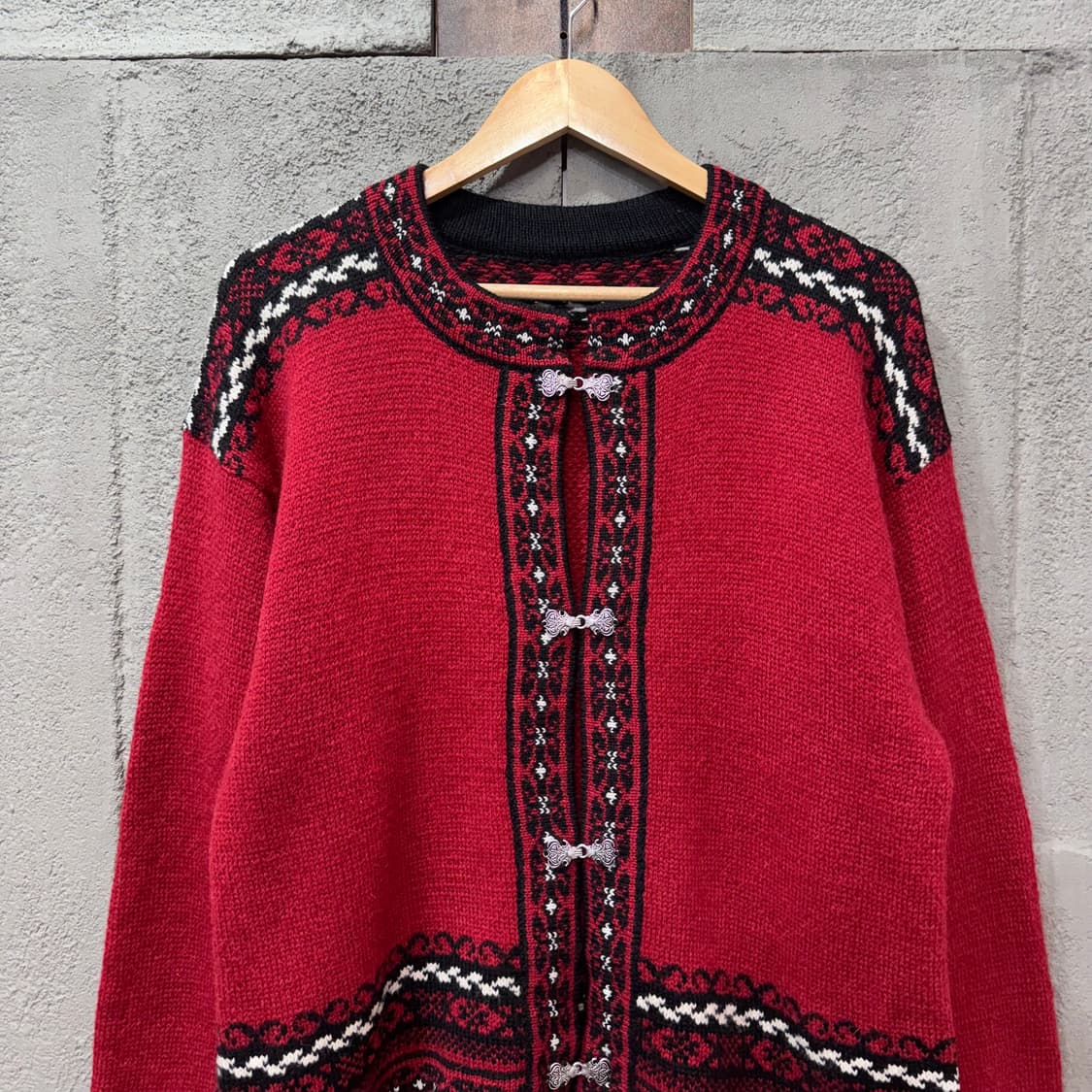 80s 빈티지 노르딕 가디건 (M)    상품이미지2