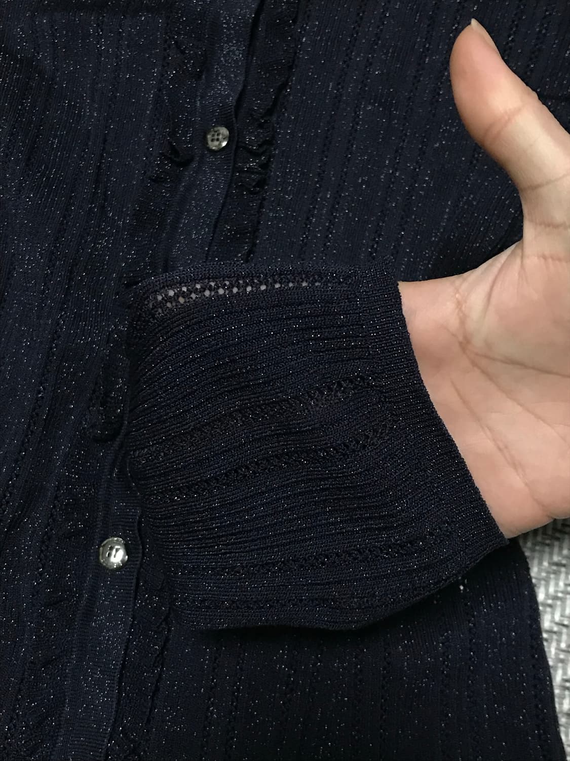 빈티지 러블리 네이비 가디건 상품이미지2