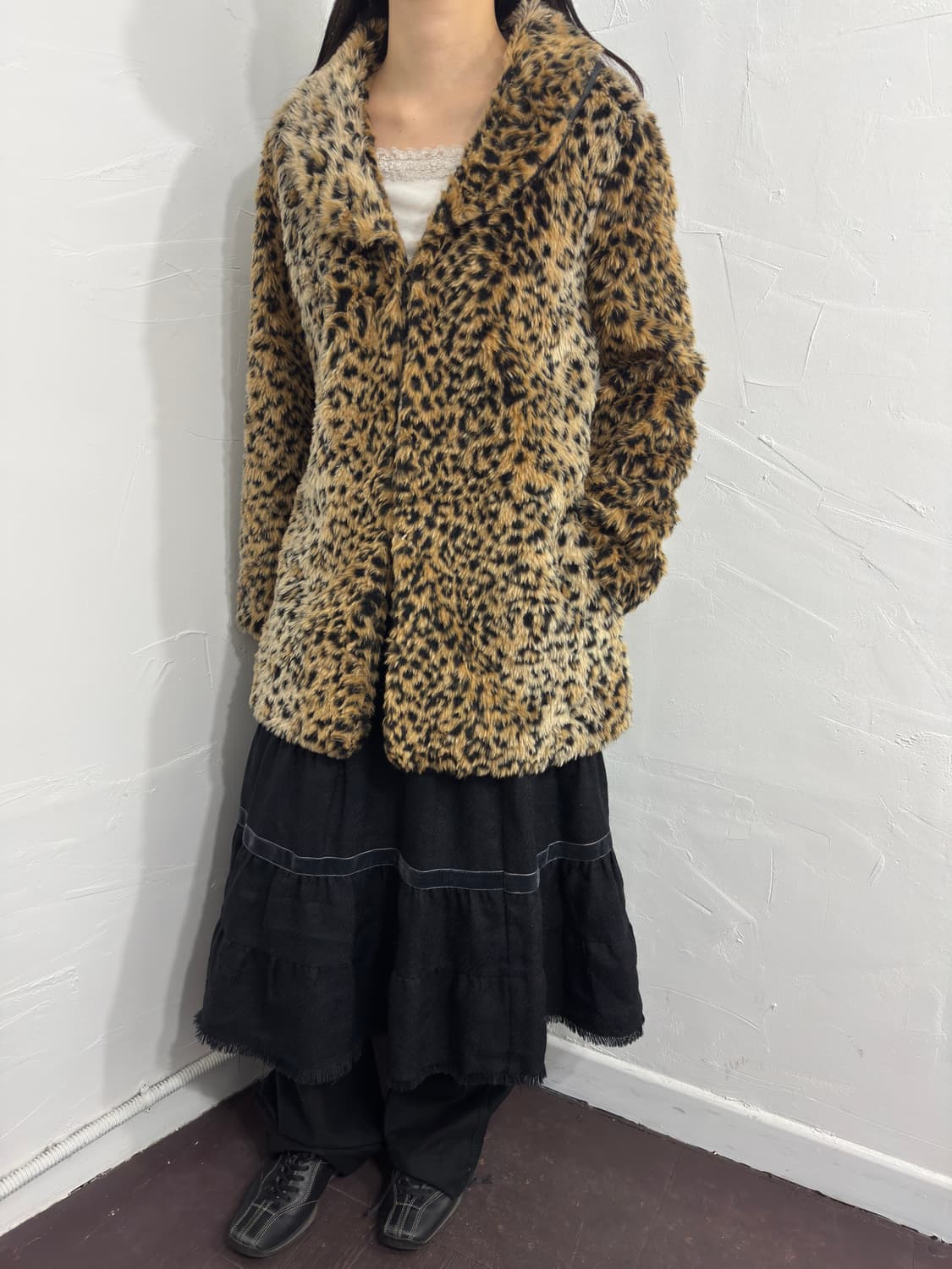 leopard fur coat 상품이미지4