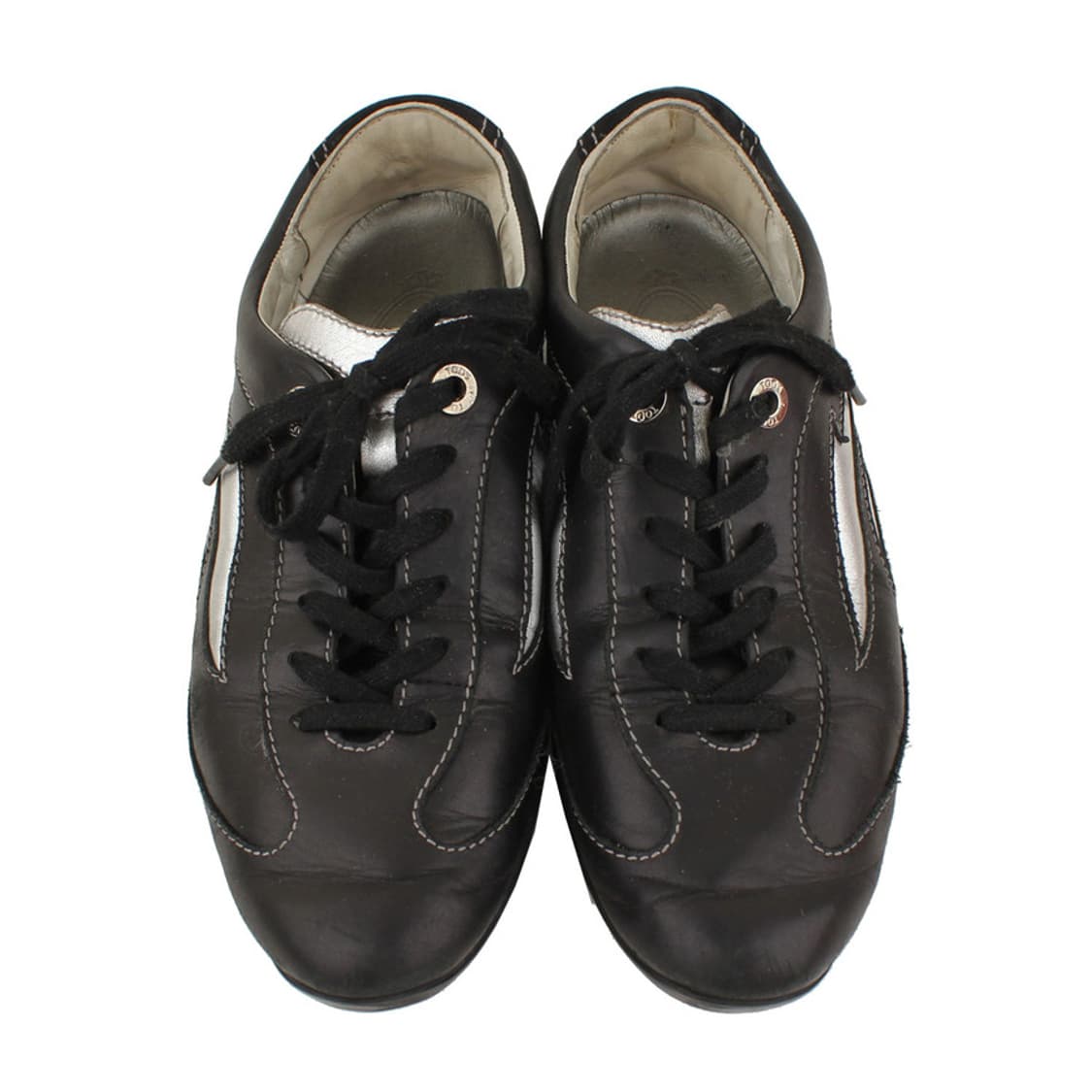 토즈 블랙 실버 스티치 스니커즈 37 상품이미지3