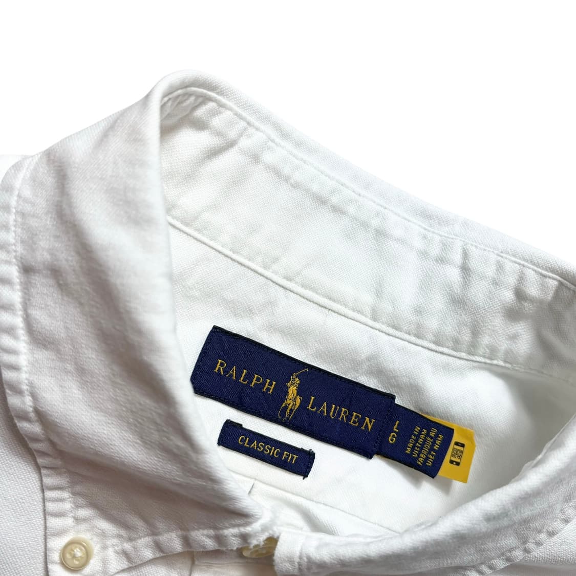 폴로 옥스퍼드면 화이트 셔츠 상품이미지3