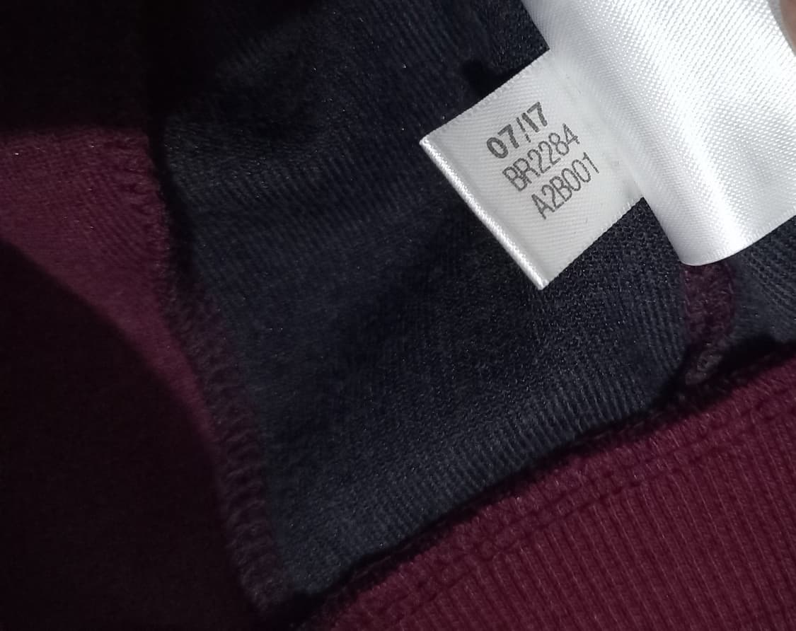 아디다스 희귀 벨벳 버건디 핑크 트랙탑 저지 져지집업110 상품이미지7