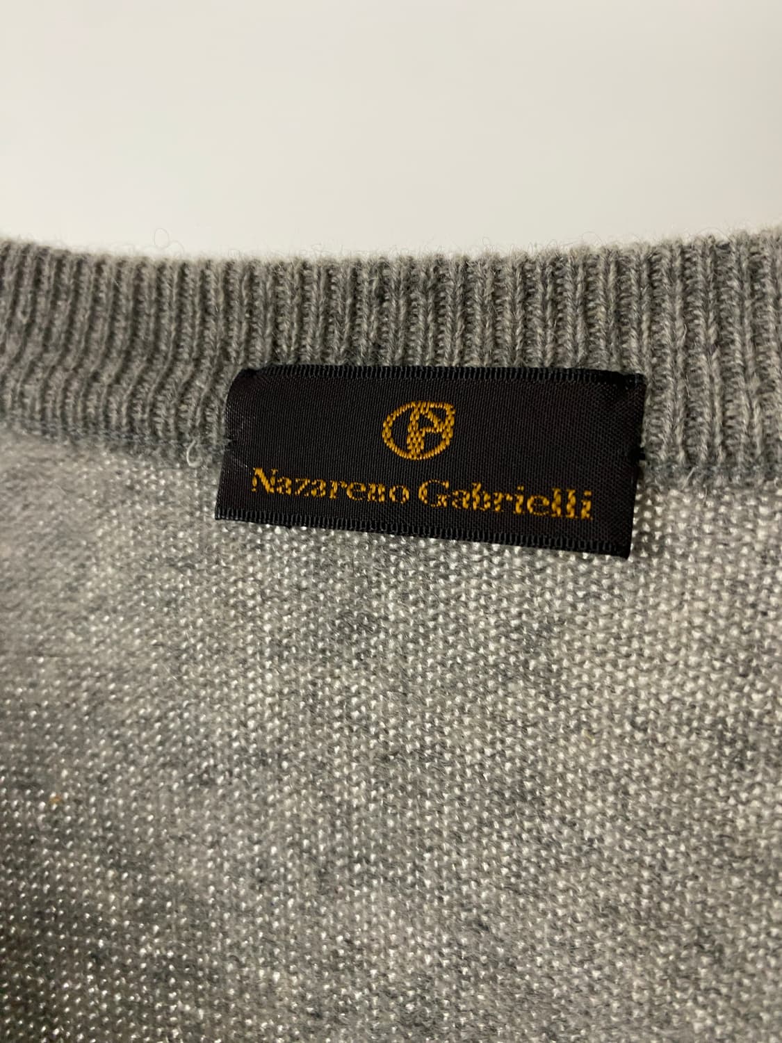 빈티지 Nazaremo Gabrielli 퓨어 캐시미어 니트 상품이미지9