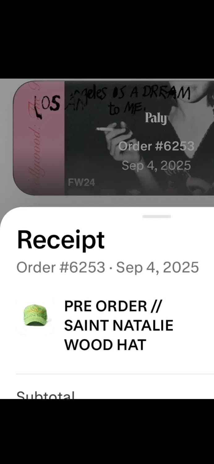 [OS] 팔리할리우드 세인트 나탈리우드 캡 상품이미지1