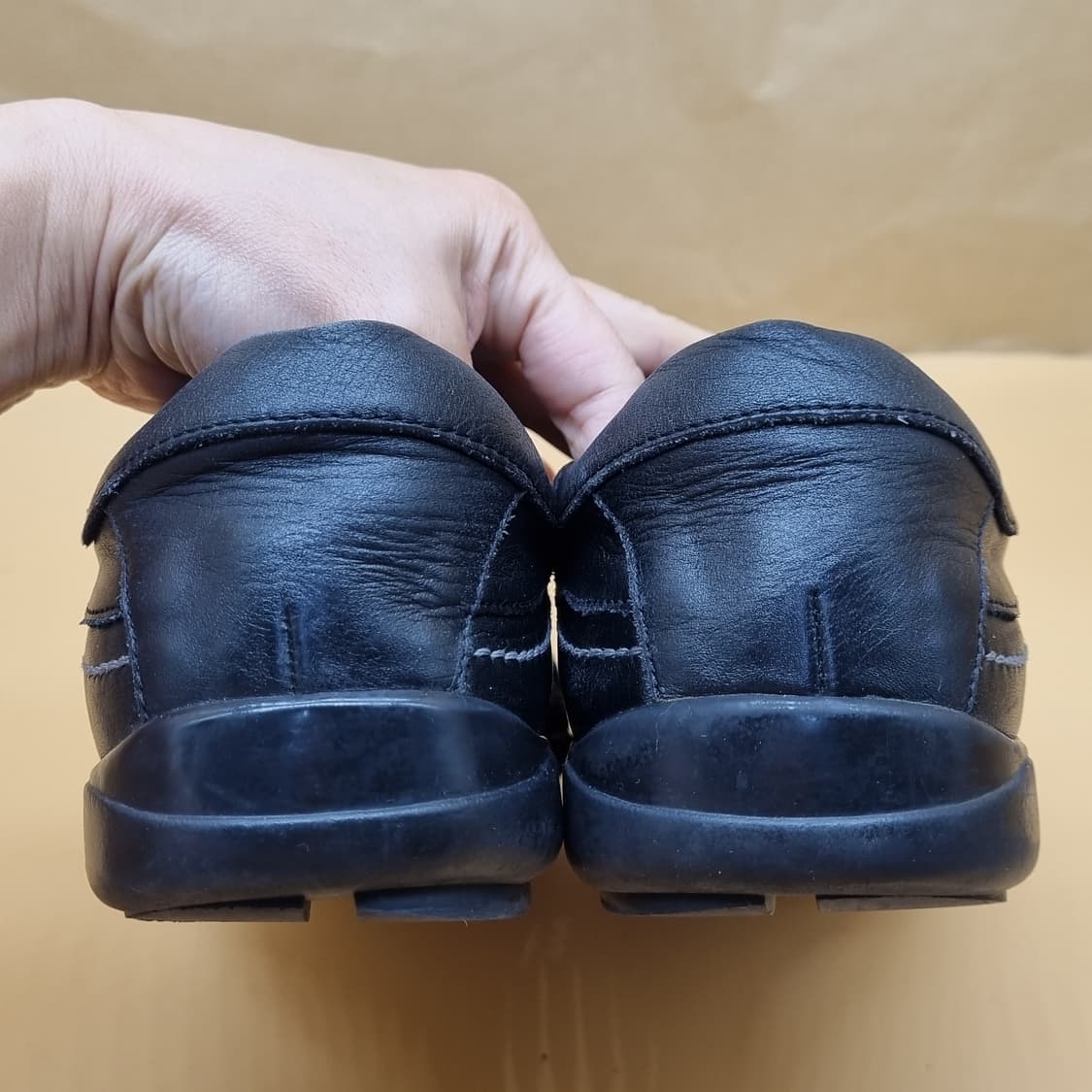 무크 남성가죽스니커즈 실사이즈270  상품이미지4