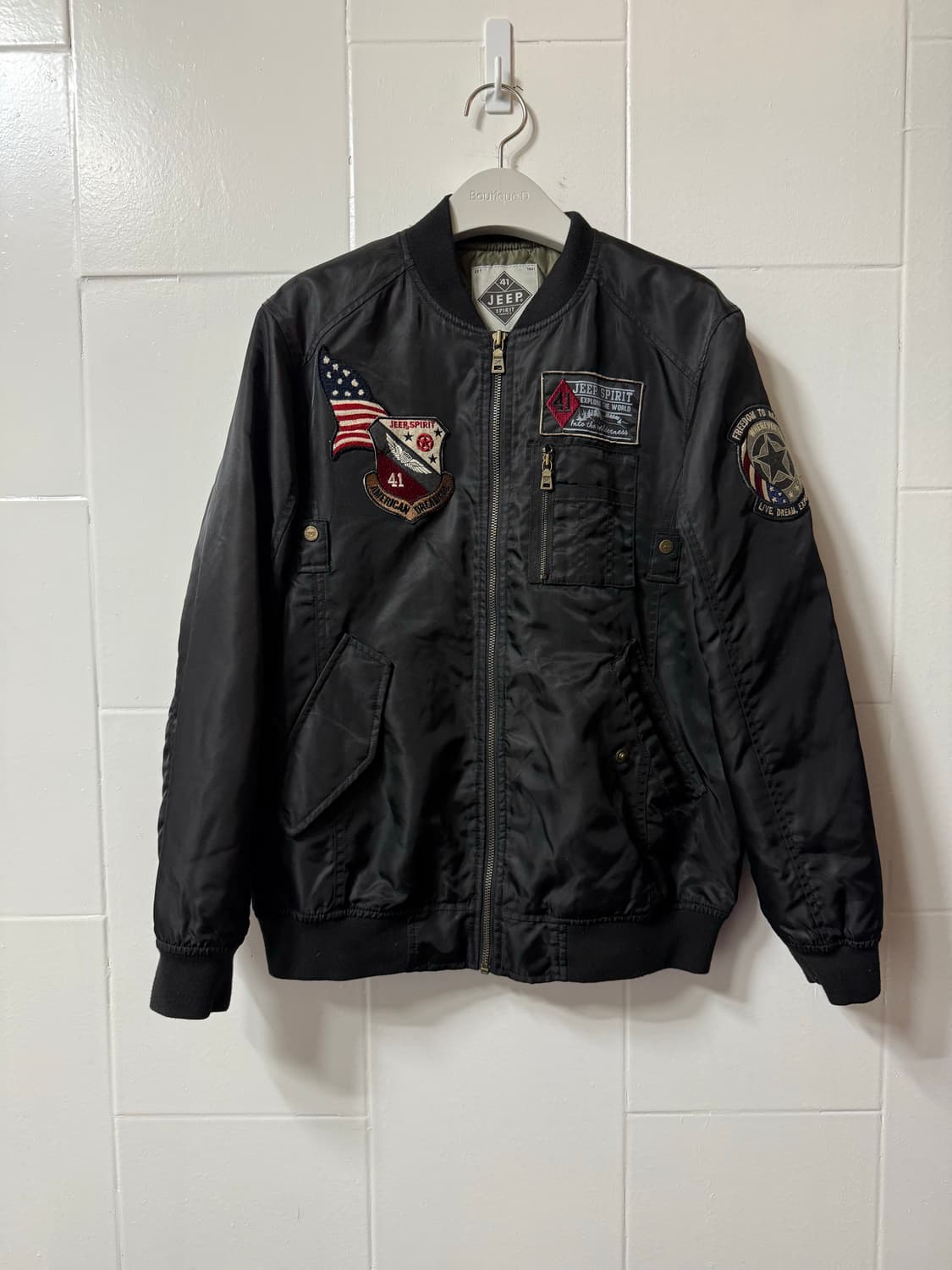 JEEP 패치 항공점퍼 상품이미지1