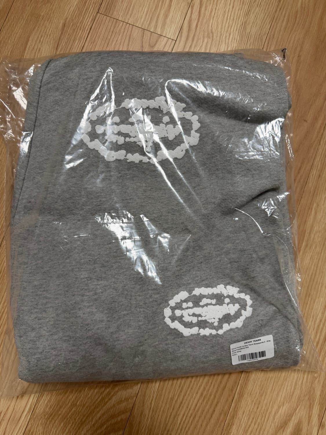 코르테이즈x데님티어즈 스웻팬츠 그레이 corteiz crtz 상품이미지2