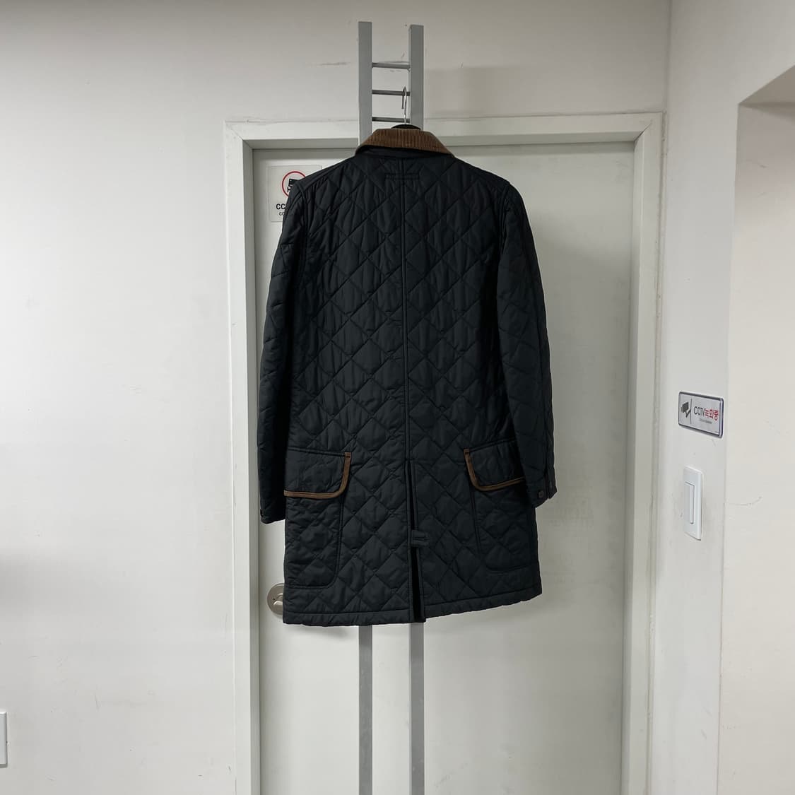 폴로 랄프로렌 블랙 롱 퀄팅 자켓 S(W) 상품이미지5