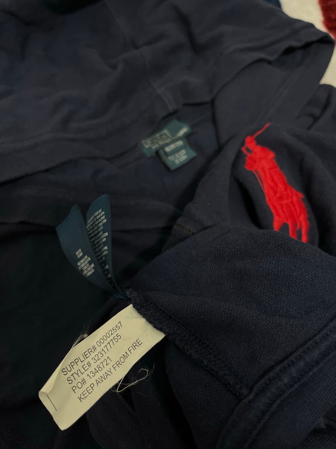 폴로 랄프로렌 네이비 후드 집업 105 상품이미지2