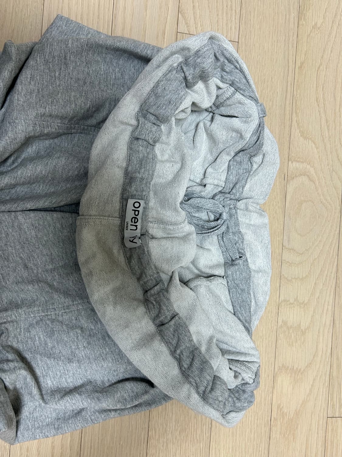 오픈와이와이 open yy 롤드 웨이스트 스웻 카고 팬츠 상품이미지6