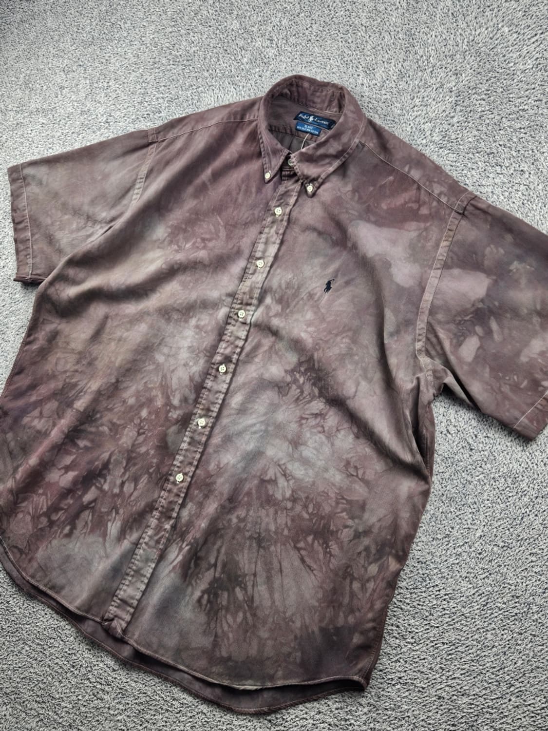 폴로랄프로렌 실크 반팔 셔츠 커스텀 ( 2XL ) / 12478 상품이미지4