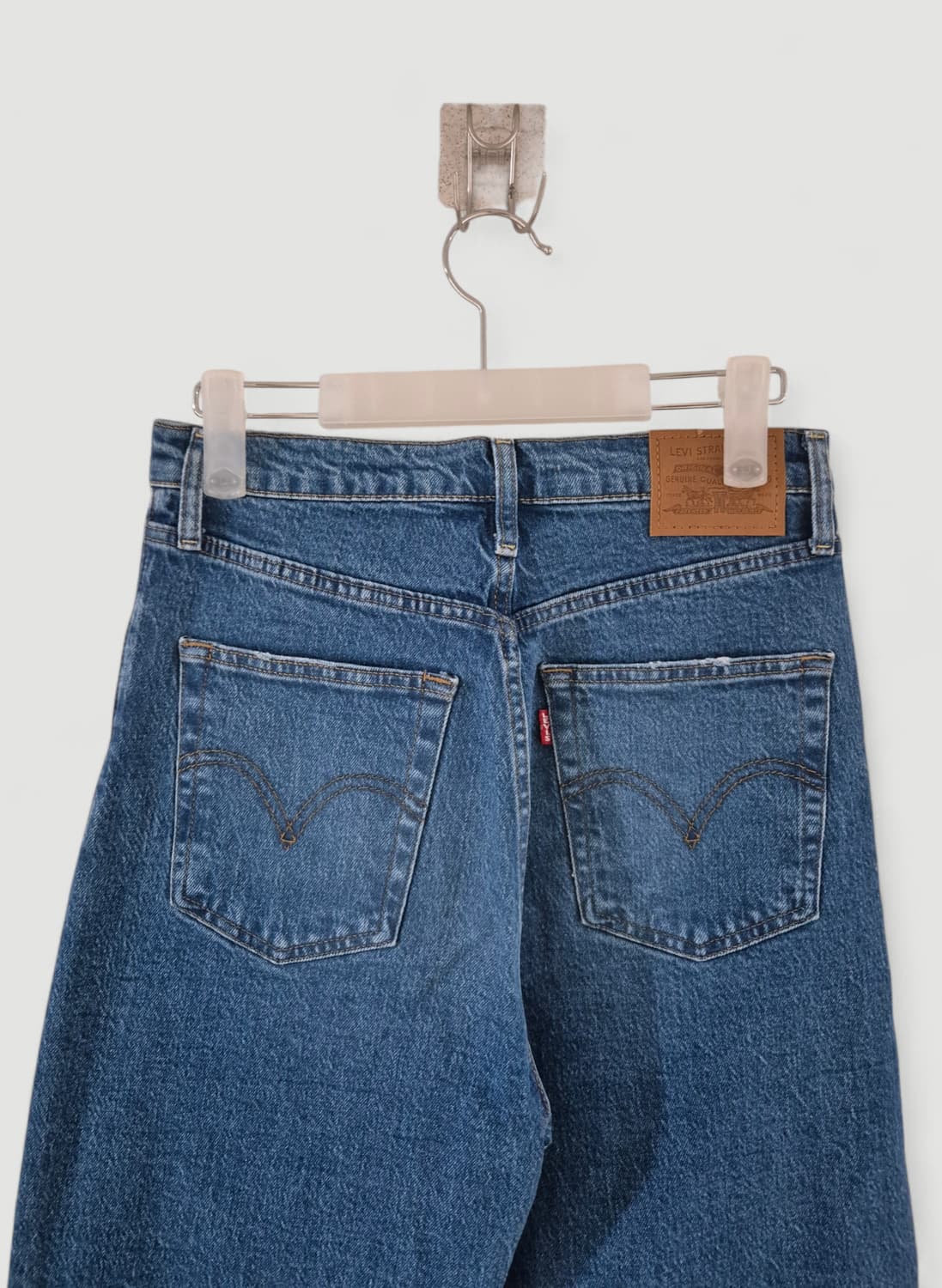 [25]리바이스 프리미엄 크롭 와이드부츠컷 데님청바지 여성용 스판 상품이미지1