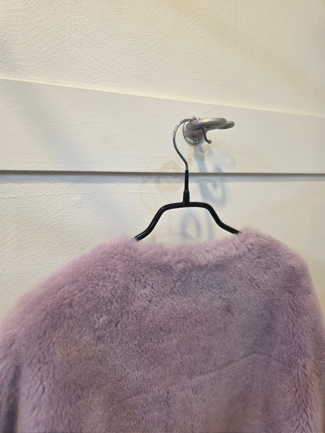 파스텔퍼플 양모 퍼 자켓 상품이미지4