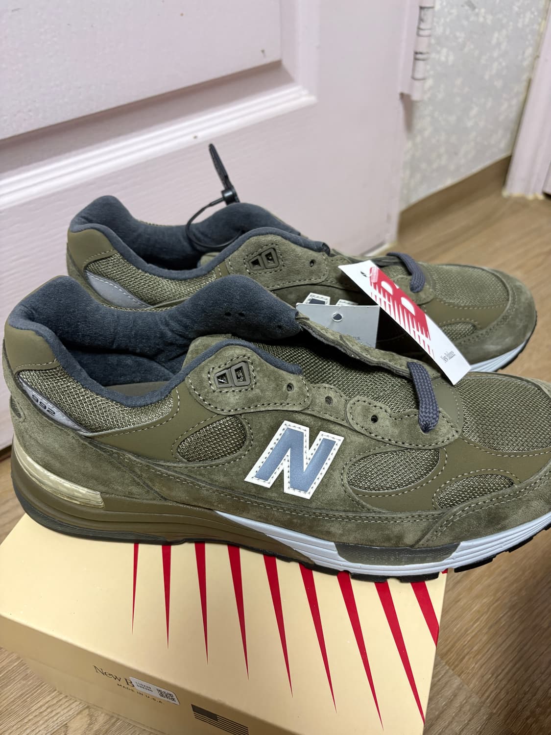 (새상품)뉴발란스 992 다크 카모 290 상품이미지2