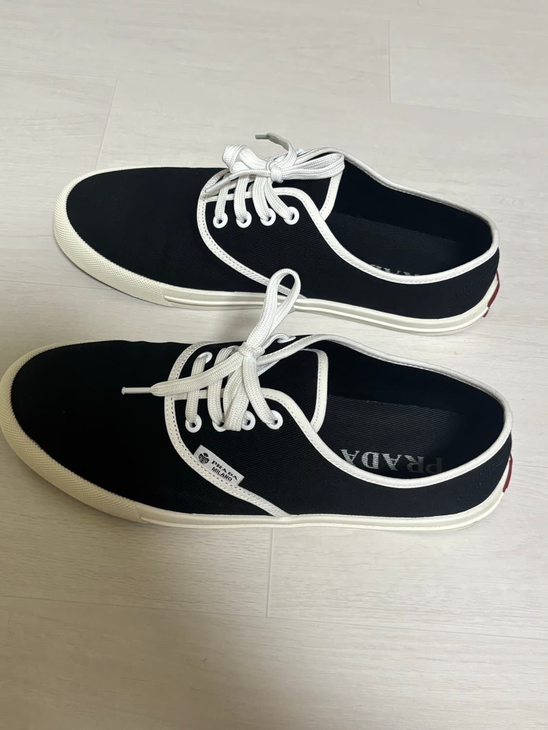 Prada 26ss drill fabric sneakers 상품이미지3