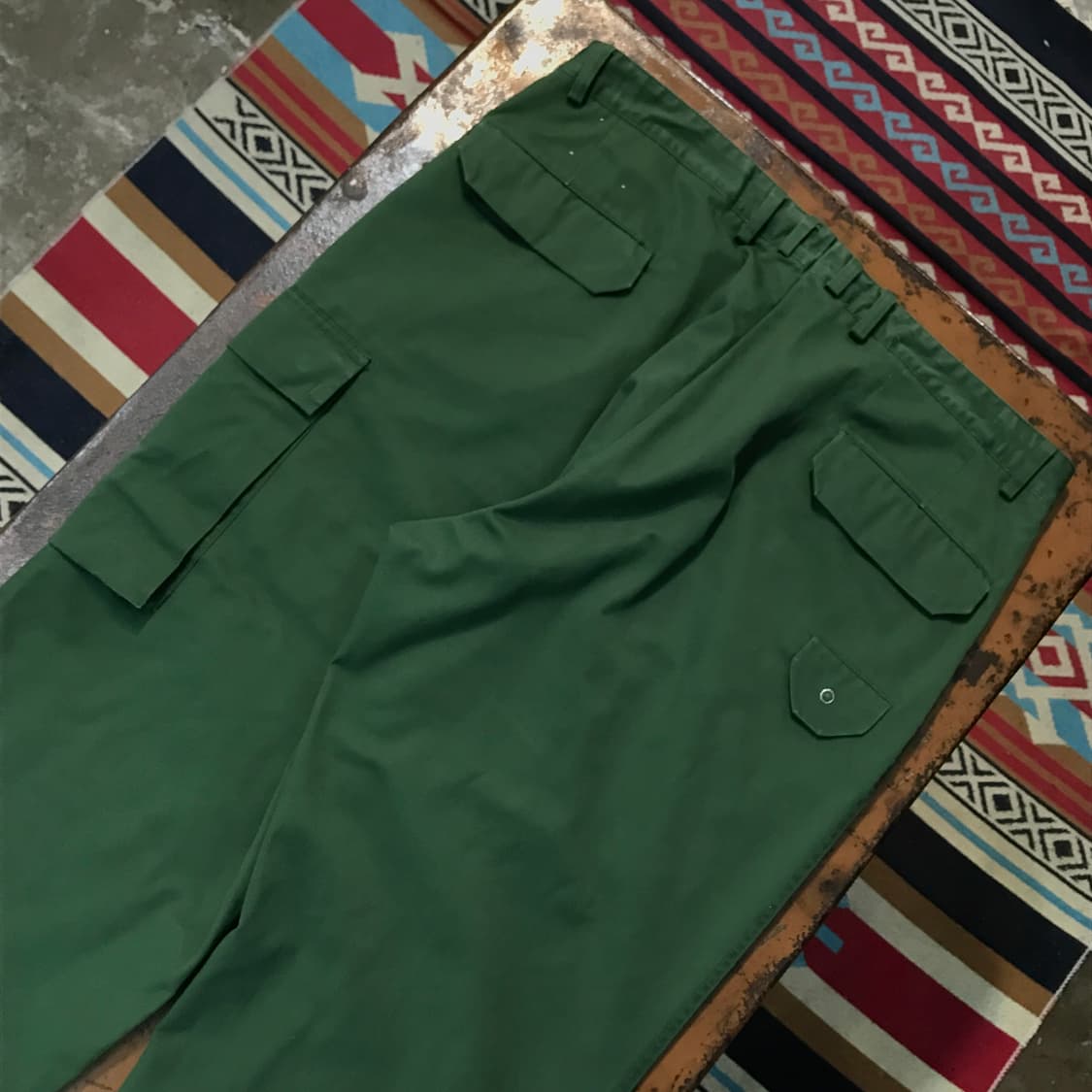 밀리터리 빈티지 오리지널 독일군 필드 팬츠 허리 38 39 빅사이즈 상품이미지8