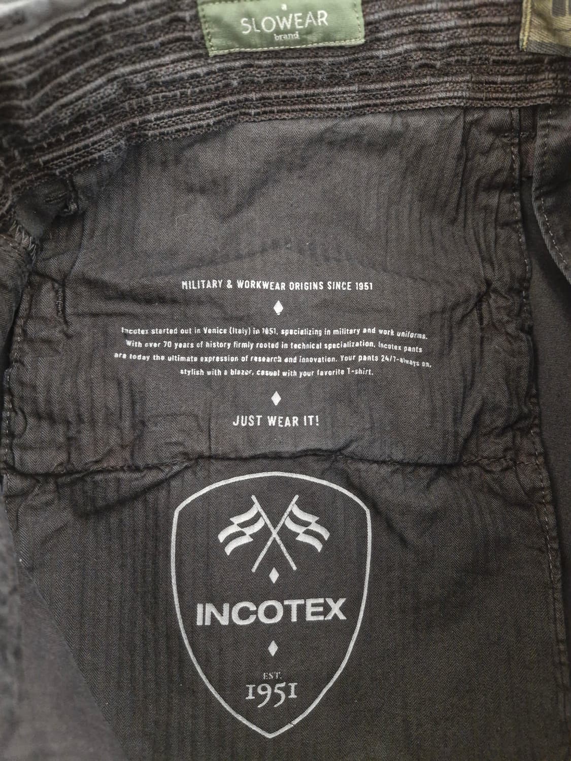 INCOTEX 인코텍스 슬로웨어 23년 테이퍼드 코튼 팬츠 상품이미지6