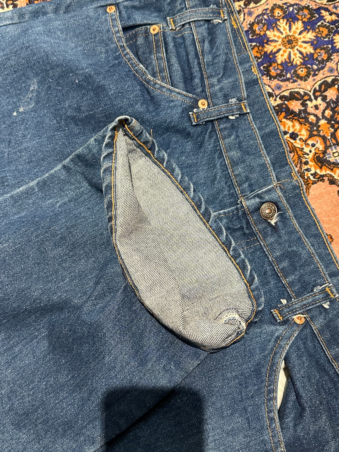 Ealry 80s USA Levis 517 Orange tab 상품이미지8