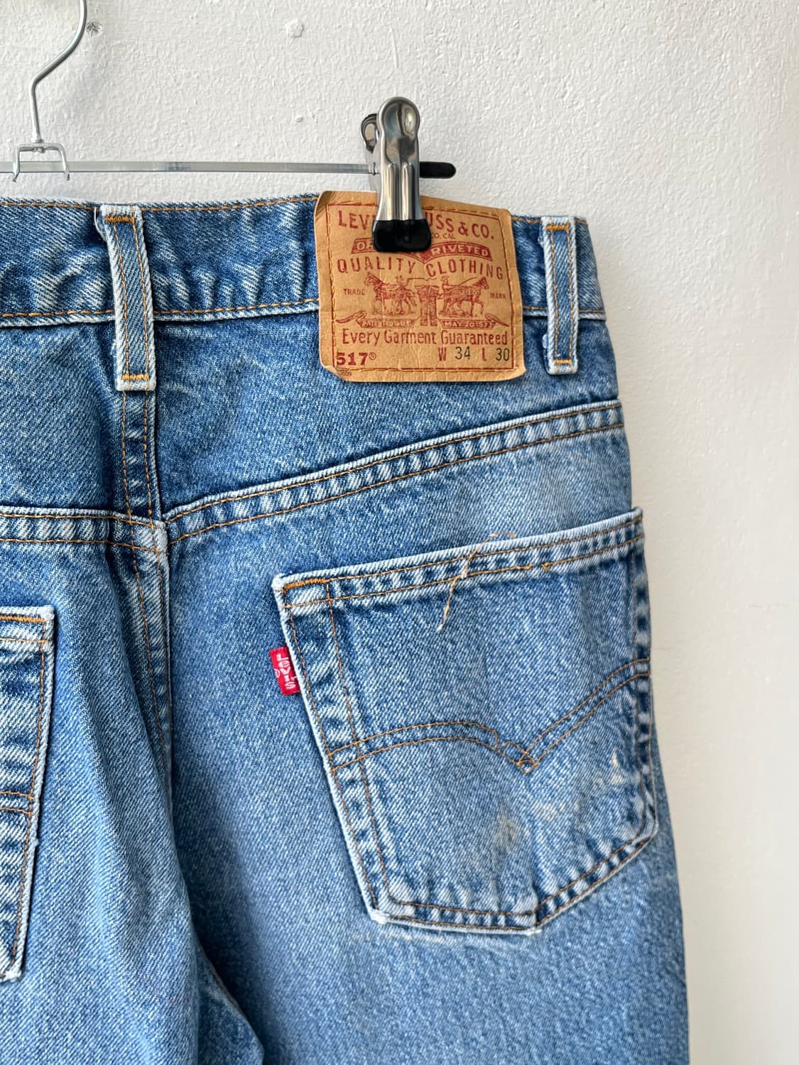 90s Levis 517 Denim Pants Red Tab 상품이미지4
