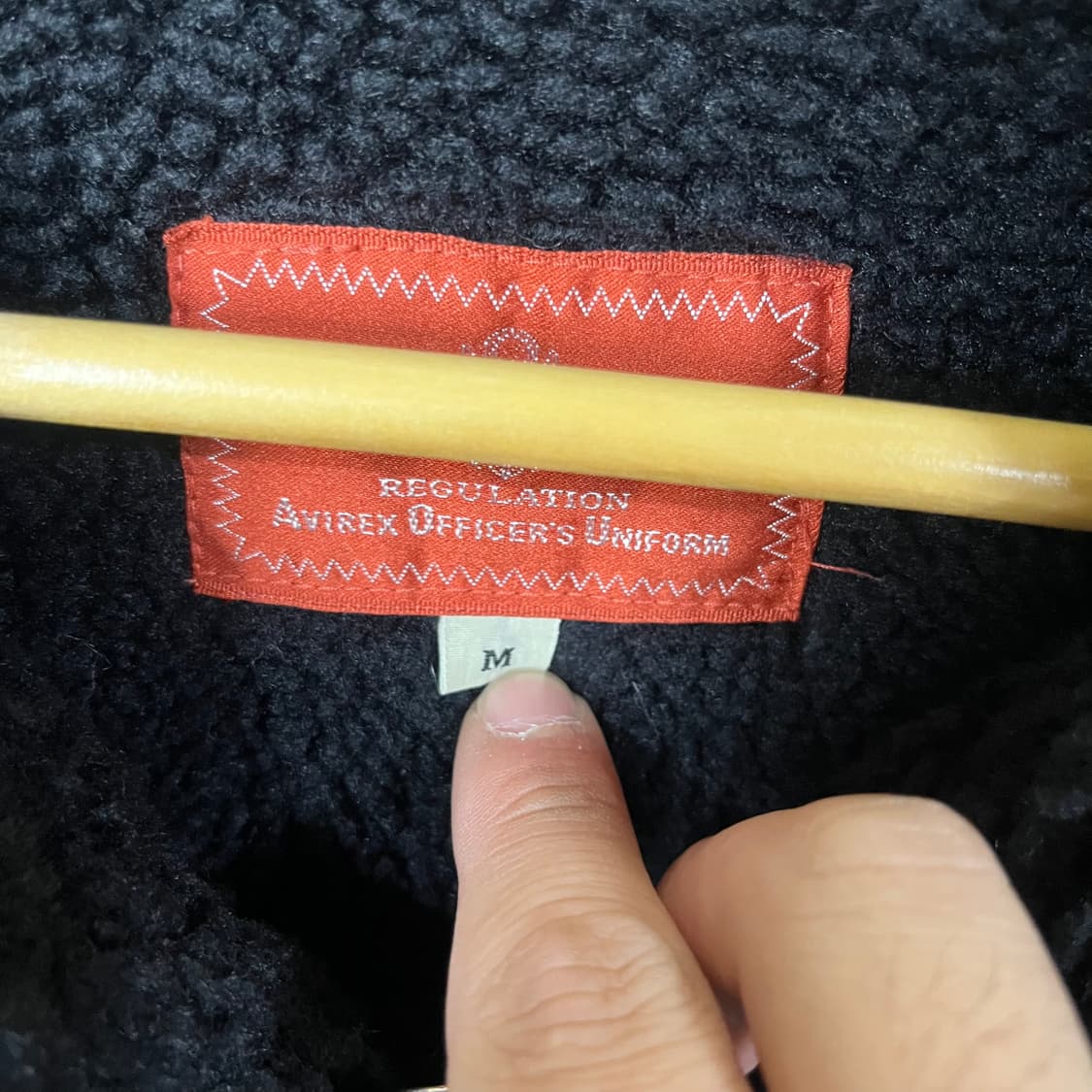 [Avirex] 아비렉스 B-7 레더포켓 무스탕 자켓 상품이미지5