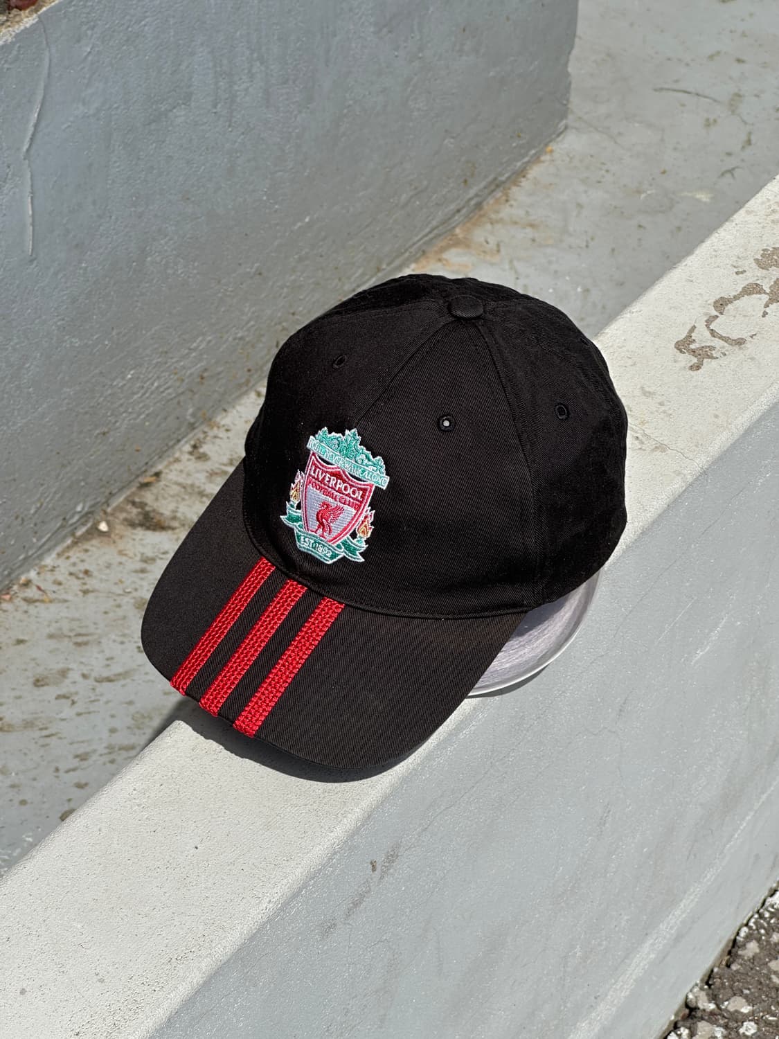 [M-L] 아디다스 리버풀 로고 블랙 볼캡 모자 상품이미지2